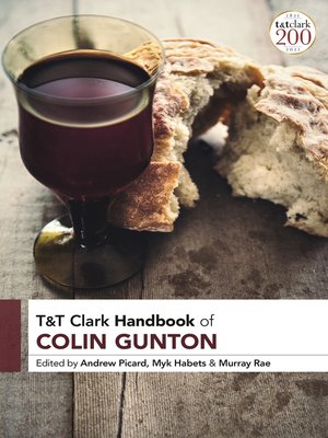 cover image of T&T Clark Handbook of Colin Gunton